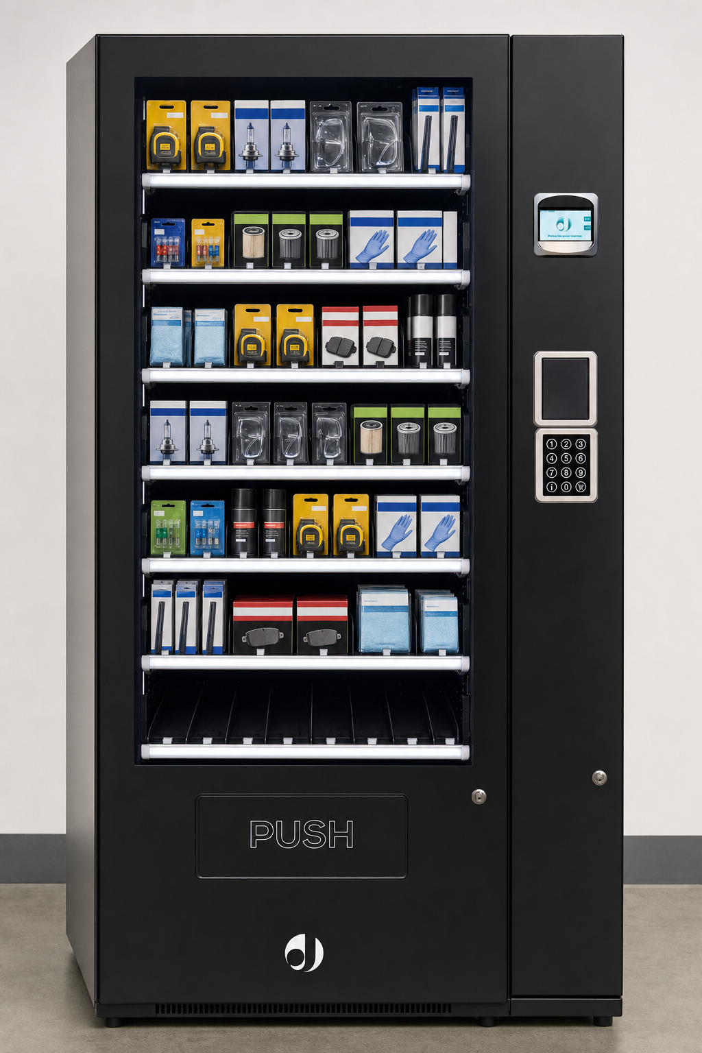 Vendolution automotive vending machine